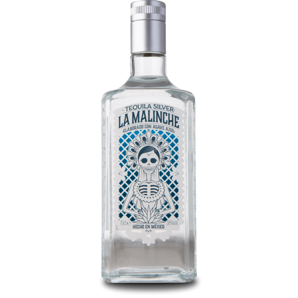 La Malinche Blanco Tequila 38% 70 cl.