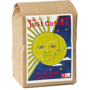 Just Coffee - Espresso Sol og M�ne Mellemristet �kologisk, 250g
