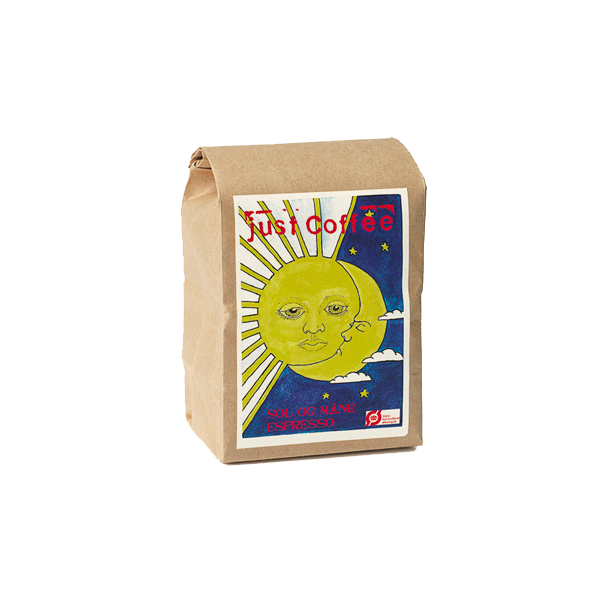 Just Coffee - Espresso Sol og Mne Mellemristet kologisk, 250g
