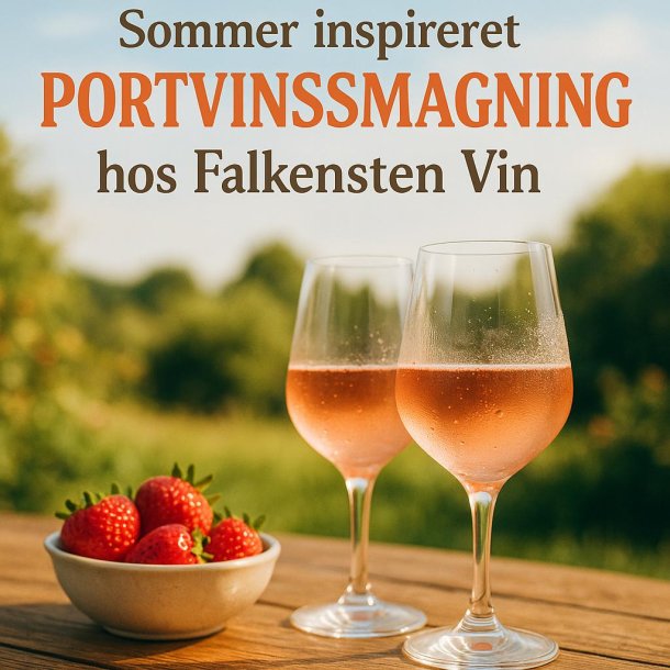 Portvinssmagning "Sommer-tema" 26. juni kl. 19:00 &#127863;&#9728;&#65039;