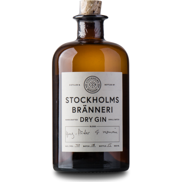Stockholms Bränneri Økologisk Gin 40%, 50 cl