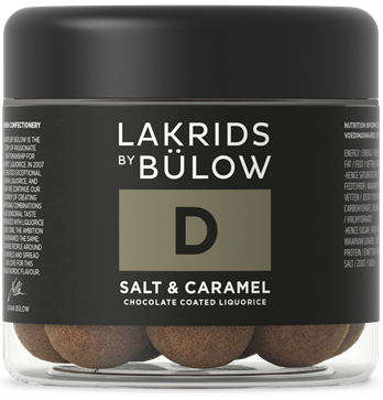 Lakrids by Johan Bülow "D" Salt & Caramel, Small 125g
