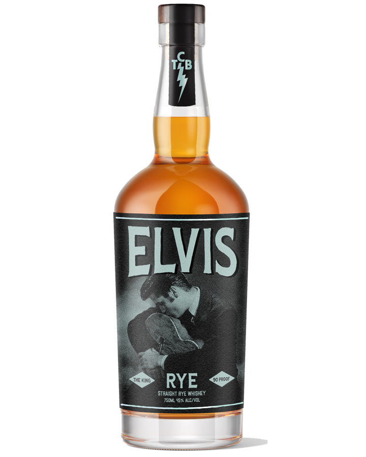 Elvis The King Straight Rye Whiskey 45% - 75 cl.