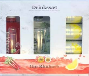 Gin Rhubarb Drinkssæt
