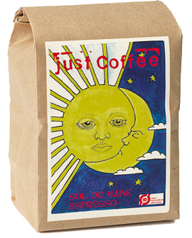 Just Coffee - Espresso Sol og Måne Mellemristet Økologisk, 250g