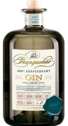  Tranquebar 400th Anniversary Gin 45%